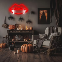 Enseigne néon LED flexible Lèvres Rouges Rétro Sexy, Décoration Murale Artistique, Étanche IP67, DC 12V pour Chambre, Bar, Pub, KTV, Club, Café, Fête