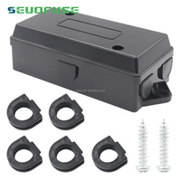 Couleur étanche 7pin remorque boîte de jonction ABS 7 voies électrique remorque boîte de jonction 7 broches câble boîte de connexion pour recâblage RV