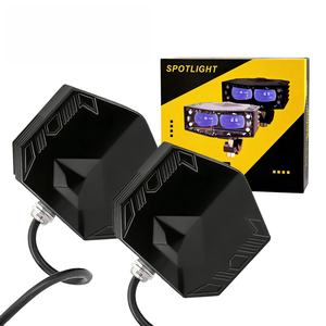 Focos LED Súper Potentes de 2 Lentes para Motocicleta, Impermeables, para Camiones, Autos, ATV-MO-241, Modelo con 2 Años de Garantía - Product Image 1