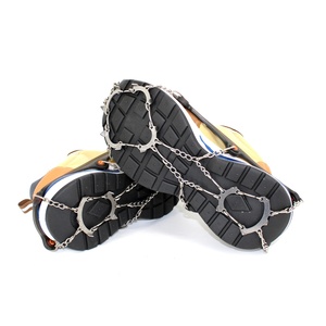 Crampons à glace, Crampons à 13 dents en acier inoxydable, Pointes à glace, Pointes en acier inoxydable, Griffes pour chaussures d'escalade - Product Image 4
