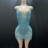 Novance Y2586-Hb Shorts Robes de soirée avec bretelles Sexy Ladies Cocktail Evening Club Dresses Deep V Neck Mini Dress