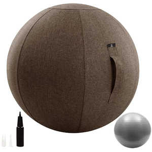 Assis Ballon D'exercice Chaise Boule De Yoga avec Couvercle - Product Image 2