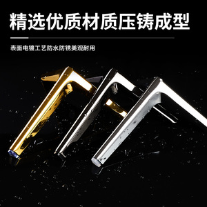 Metal Furniture Support Legs Heavy Duty Stable Bed <b>Sofa</b> <b>Table</b> Cabinet Legs Multiple Sizes Gold Silver <b>Black</b> Finish - Product Image 3