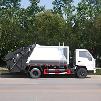 Camion compacteur de déchets JMC Small Mini 6 CBM, camion de collecte des déchets