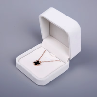Petite boîte à bagues de fiançailles en velours de luxe personnalisé romantique et doux Boîte à bijoux pour bagues