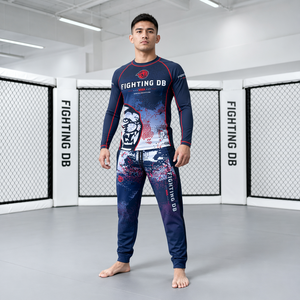 Dblue Custom Sublimated MMA <strong>Fight</strong> <strong>Pants</strong> Men Digital Camo Joggers Zipper Pocket Training Trousers OEM ODM - Product Image 1
