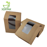 Tortilla imprimé personnalisé Wrap Box avec fenêtre pour l'emballage de tacos