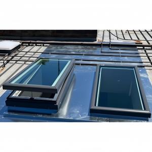 Fenêtre de toit en verre insonorisée à double vitrage personnalisée en usine directe Fenêtre de lucarne en aluminium étanche à vendre - Product Image 1