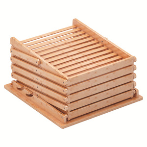 Revistero Plegable de Bambú 45x47x26cm, Diseño Minimalista, Mueble de Oficina, Soporte de Almacenamiento y Exhibición - Product Image 5