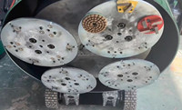 Machine à meuler et à polir les sols en béton planétaire à quatre têtes 36 "900mm rectifieuse diamantée polisseuse