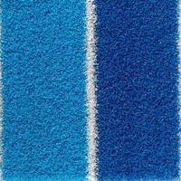 Meisen High Density Weiß Blau Schwarz Farbe Künstliches lockiges Gras 7mm 8mm 10 mm13mm Dichte Teppiche Teppich Sport boden Rasen