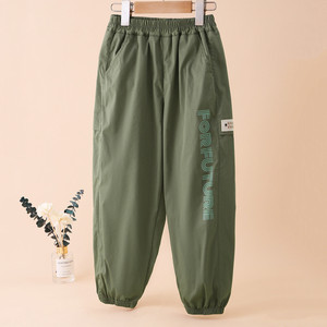 Pantalons de jogging <span class=keywords><strong>parachute</strong></span> pour enfants, printemps-été, unisexe, imprimé graphique, pantalons pour enfants, grands garçons et filles, taille élastique - Product Image 1