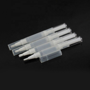 Empty Pen Shape Cosmetic <b>Bottle</b> With <b>Dropper</b> Cap Transparent PET Plastic Portable Nail Care Container - Product Image 6