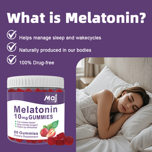 Auf Lager: Schlaf-Gummibärchen-Nahrungsergänzungsmittel mit <span class=keywords><strong>Melatonin</strong></span> 10mg für Erwachsene, Vegane Bio-Vitamin-<span class=keywords><strong>Melatonin</strong></span>-Gummis zur Schlafunterstützung - Product Image 5