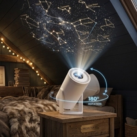Nouveauté JUNUO Turn 1 200 ANSI Lumens Projecteur Portable Mini Cinéma Flexible Extérieur 1280*720P Projecteur LED LCD
