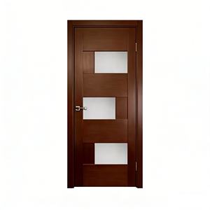 Puerta Interior de Madera Sólida de Diseño Moderno y Simple, Ecológica, con Aislamiento Acústico - Product Image 3