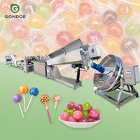 Ligne de production de sucettes, kit complet de fabrication de bonbons durs sphériques pour sucettes