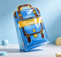 Sacs d'emballage de forme spéciale, sacs imprimés avec logo personnalisé, design créatif en forme de dessin animé pour la présentation et le marketing des produits