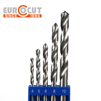EUROCUT BC M2 6542 HSS Outils de perçage droits Forets hélicoïdaux pour métal Grand ensemble