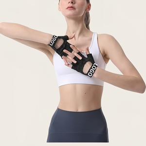 <span class=keywords><strong>Gants</strong></span> de yoga et de <span class=keywords><strong>fitness</strong></span> AL personnalisés de haute qualité pour le cyclisme féminin, respirants, résistants à l'usure, antidérapants, demi-doigts. - Product Image 2