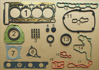 Junta de Culata de Alta Calidad para Motor Volkswagen TRANSPORTER T5 CJKB OEM 06H103383AD 10195800