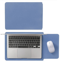 2025 sac de couverture de peau de cahier en cuir PU Ultra-mince d'usine chaude 13 14 15 16 pouces pour ordinateur portable pour Macbook Air Pro pochette