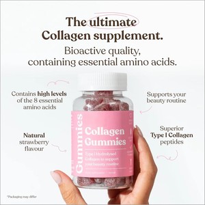 Bonbons Gommeux au Collagène Végétalien OEM ODM Marque Privée, Améliorant la Beauté, Sans Gluten, Sans OGM, Vitamine C, Pour Adultes, 60 Gommes, Nouveauté - Product Image 2