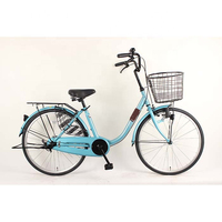 Bicicleta Urbana Clásica de 24 Pulgadas, de Una Sola Velocidad, Fabricada en China, con Horquilla de Acero, Diseño Personalizado, Venta al Por Mayor