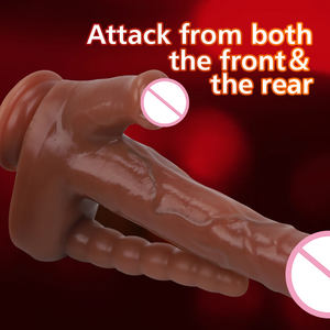 Riesiger Silikon-<span class=keywords><strong>Dildo</strong></span> Realistisch Weich Fleischfarben Weibliche Anale Masturbation mit Saugnapf Erwachsenen-Masturbationsprodukte - Product Image 3