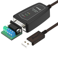 Cable Adaptador DTECH con Doble Chip FTDI CP2102 SP485, USB 2.0 a RS232 Serial DB9, 0.5M 1.5M