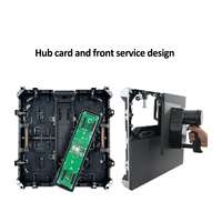 Pantalla LED Cúbica Interior P2.6 de 45 Grados, 500x500mm, Empalme sin Costuras, Pantalla Publicitaria Tipo Cubo Mágico para Tiendas Minoristas y Centros Comerciales