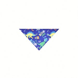 En gros ZH Personnalisé Foulard/Bavoir anti-salive pour chien, grande, moyenne et petite taille, en polyester, motif imprimé dinosaure de dessin animé, sportif - Product Image 6