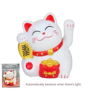 Nouveau produit 2 pouces Couple cadeau décorations de voiture articles Mini <span class=keywords><strong>Maneki</strong></span> <span class=keywords><strong>Neko</strong></span> japonais énergie <span class=keywords><strong>solaire</strong></span> chat chanceux - Product Image 6