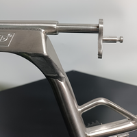 Accessoires moto Honda Beat Fi : Béquille centrale en acier inoxydable avec boulon à ressort et goupille