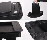 Console centrale de voiture boîte de rangement des accoudoirs USB porte-gobelet avec fonction de montée et de descente boîte des accoudoirs de Console