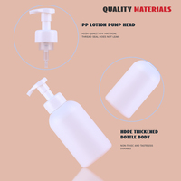 300ml 500ml plastique couleur givré mousse bouteille pompe Mousse distributeur nettoyant moussant mains savon bouteilles