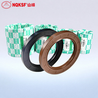 Penggantian Seal Oli TC NBR FKM Seal Poros Putar Bibir Ganda Casing Logam Kerangka Karet Seal Oli Ukuran Standar