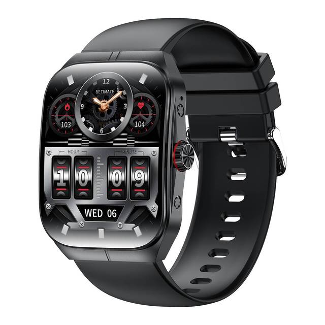 HK80 Smart Watch NFC for Payment Blood Pressure Blood Oxygen Multiple Sports AMOLED Square Screen Touch