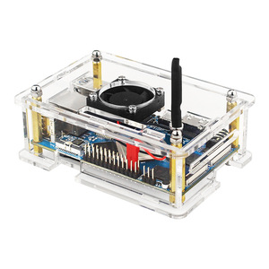 Boîtier en acrylique transparent pour <span class=keywords><strong>Orange</strong></span> <span class=keywords><strong>Pi</strong></span> <span class=keywords><strong>4</strong></span> <span class=keywords><strong>LTS</strong></span> avec ventilateur de refroidissement pour dissipation thermique - Product Image 3