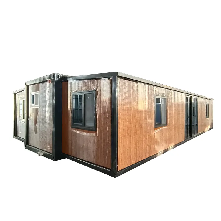 40ft Stacaravan Huizen Geprefabriceerde Huizen Moderne Prefab Behuizing Modulaire Container Haus Villa Verplaatsbare Container Villa