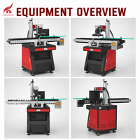 Machine de marquage laser CO2 visuelle CKMACHINE pour bois, acrylique, caoutchouc, matériaux non-métalliques, identification automatique de la position, sur table, précision 0,002 mm