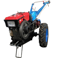 Mini tracteur agricole multifonctionnel à faible prix, 2 roues motrices, transmission par engrenages, moteur diesel 20 CV, garantie 1 an, testé et inspecté
