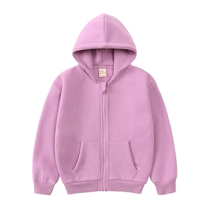 <span class=keywords><strong>Felpa</strong></span> Tinta Unita Autunno Inverno per Bambini Ragazzi Manica Lunga con <span class=keywords><strong>Zip</strong></span> Felpe con Cappuccio per Ragazzi con Tasca in Cotone <span class=keywords><strong>Felpa</strong></span> Nera per Ragazze - Product Image 4