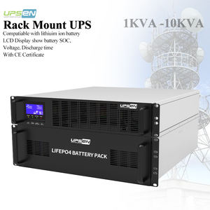 진정한 이중 변환 2U 랙 마운트 <span class=keywords><strong>UPS</strong></span> 온라인 단상 3000VA (51.2VDC 1000WH Lifepo4 배터리 10kva 6kva 용량) - Product Image 2