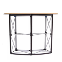 Table de Promotion magnétique en fer Portable Offre Spéciale Pop up Stand présentoir en aluminium pour expositions