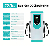 Chargeur rapide DC 250A 380V pour usage commercial, borne de recharge pour véhicules électriques, montage mural, industriel