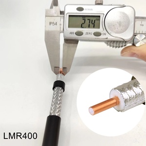 Cable Coaxial de Radiofrecuencia LMR400RF de 1/2 Pulgada, Conductor de Cobre Trenzado, Cubierta de PE, Blindaje de Lámina de Aluminio, 50 ohmios, 200 m, Telecomunicaciones - Product Image 3