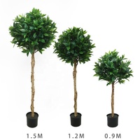 Künstlicher Lorbeerbaum im Topf, 150 cm hoch, Lorbeerbaum für die Heimdekoration