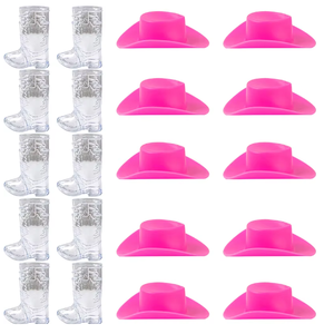 10 pezzi Mini cappelli da Cowboy addio al nubilato bomboniere per feste di compleanno e nuziali accessori per bambole - Product Image 4