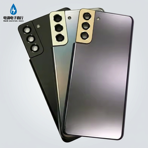 Cover Posteriore Diandi per Samsung <span class=keywords><strong>Galaxy</strong></span> S21 S21 Plus 5G, Ricambio in Vetro con Cornice per Fotocamera - Product Image 1